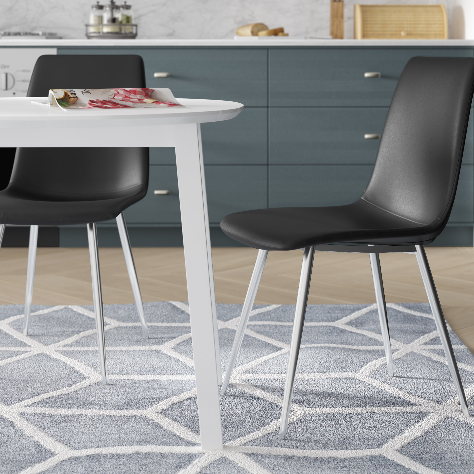 17 Stories Polsterstuhl Set Crovetti | Polsterstuhl-Set Alayna (Set of 2)